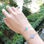 ¡®Imperial¡¯BUTTERFLY TURQUOISE BUTTERFLY BRACELET SILVER