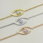 [Imperial] Lucky Eye Armband mit Pavé-Diamanten