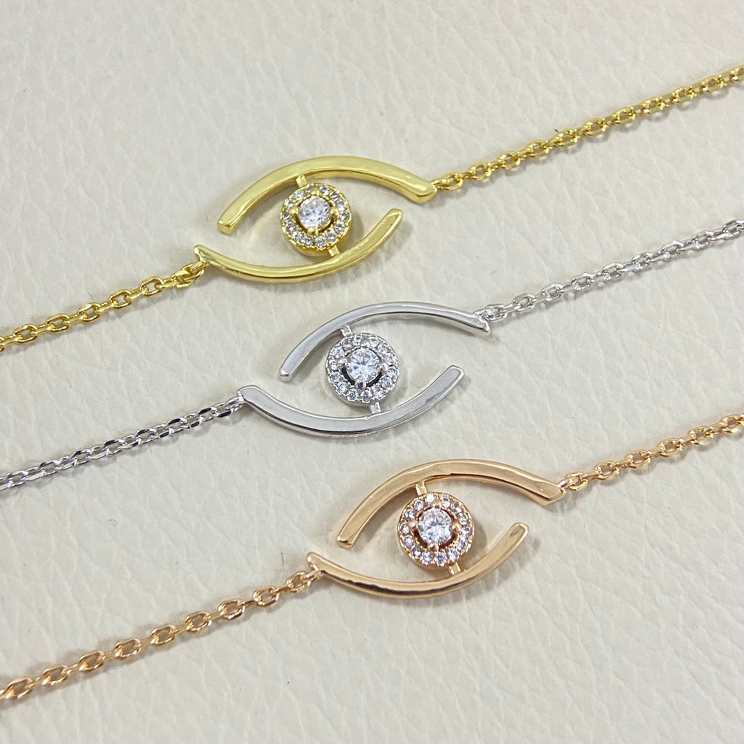 [Imperial] Lucky Eye Armband mit Pavé-Diamanten