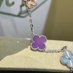 [Imperial]New  CLOVER 5 MOTIF VIOLET BRACELET COLLECTION