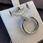 ¡®Imperial¡¯JUSTE NECKLACE SILVER DIAMONDS