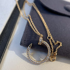 ¡®Imperial¡¯JUSTE NECKLACE PINK GOLD DIAMONDS