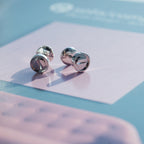 ¡®Imperial¡¯LOVE EARRINGS SILVER 10MM