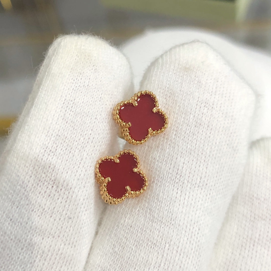 ¡®Imperial¡¯CLOVER MINI GOLD EARRINGS
