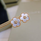 ¡®Imperial¡¯LUCKY PINK GOLD WHITE MOP EARRINGS