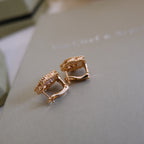 ¡®Imperial¡¯LUCKY PINK GOLD WHITE MOP EARRINGS