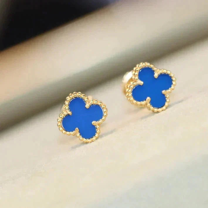 ¡®Imperial¡¯CLOVER MINI 9.5MM TURQUOISE EARRINGS