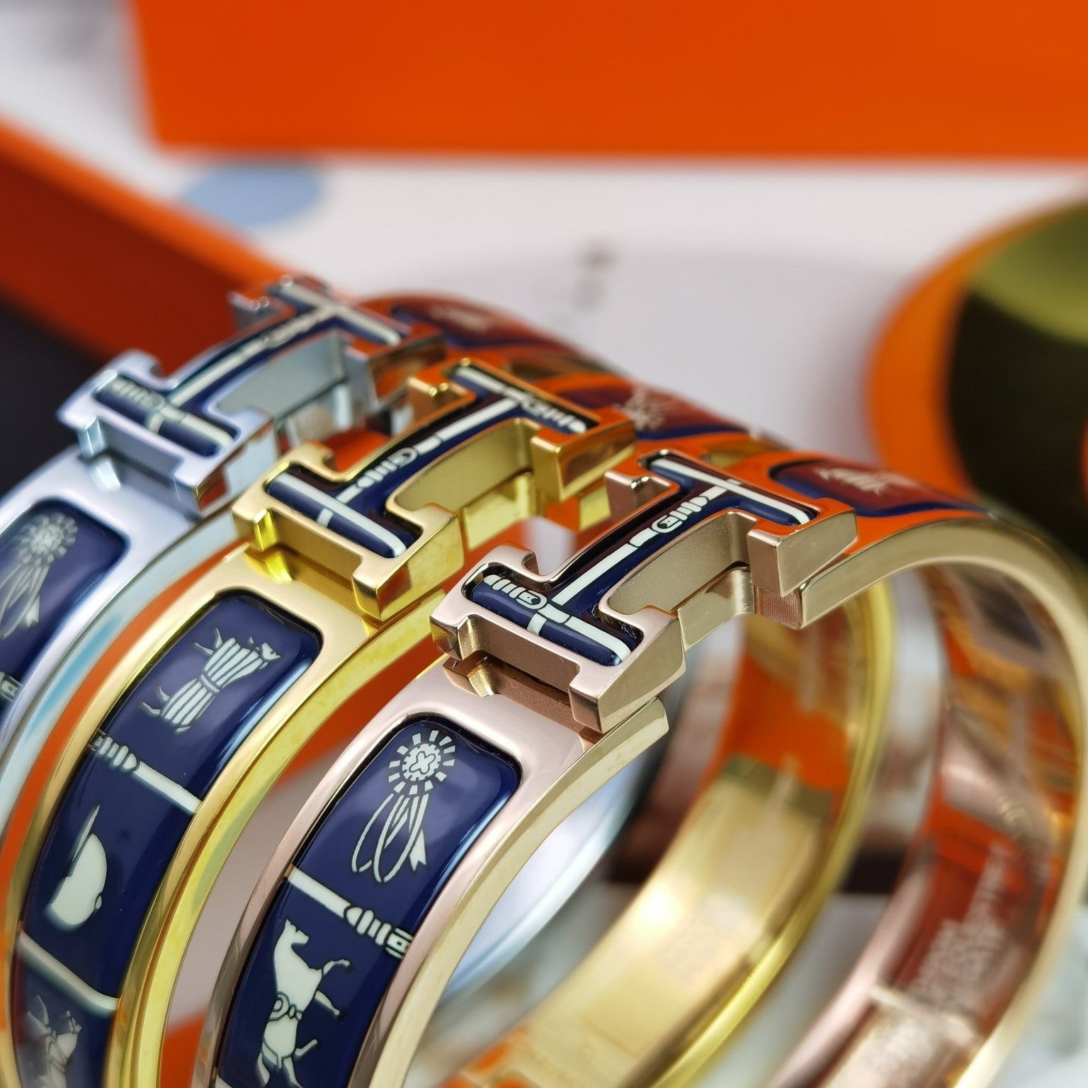 ¡®Imperial¡¯H COUVERTURES DARK BLUE BRACELET