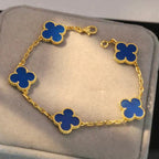 [Imperial]New CLOVER 5 MOTIF BLUE AGATE BRACELET COLLECTION