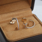 ¡®Imperial¡¯JUSTE EARRINGS 12.75MM PINK GOLD DIAMOND