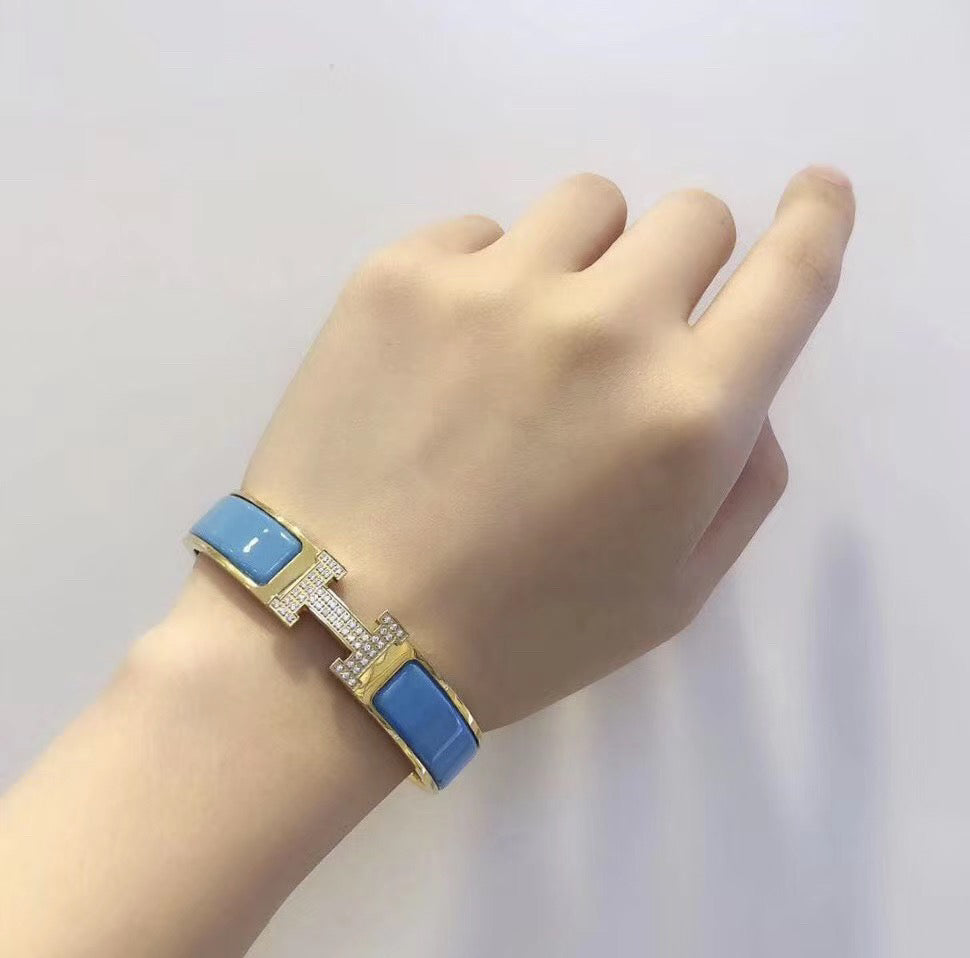 ¡®Imperial¡¯H CLOUD BLUE BRACELET GOLD DIAMOND
