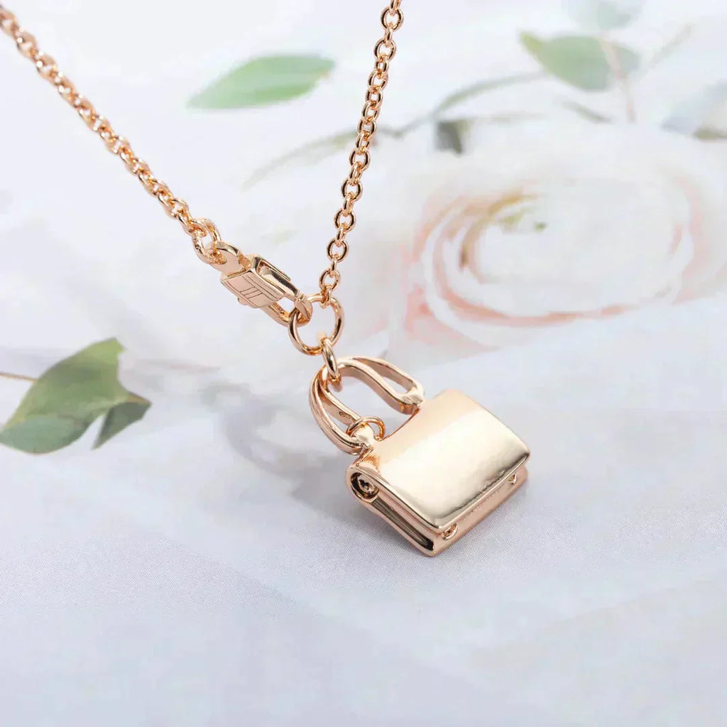 ¡®Imperial¡¯AMULETTE PEDANT ROSE GOLD NECKLACE
