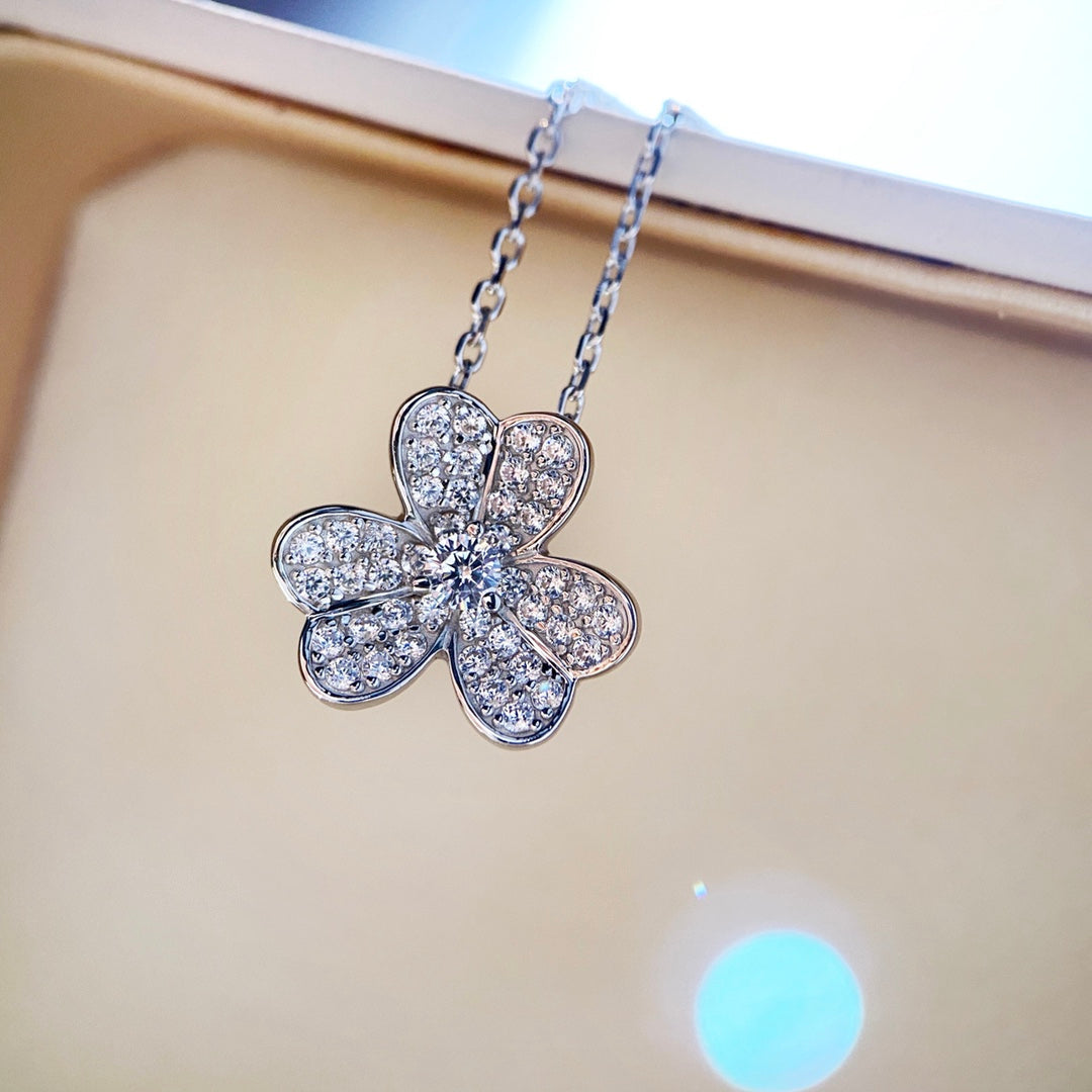 ¡®Imperial¡¯CLOVER DIAMOND NECKLACE SILVER
