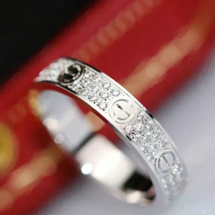 ¡®Imperial¡¯LOVE RING 3.6MM DIAMOND PAVED