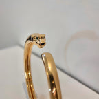 ¡®Imperial¡¯PANTHERE GOLD OPEN BRACELET