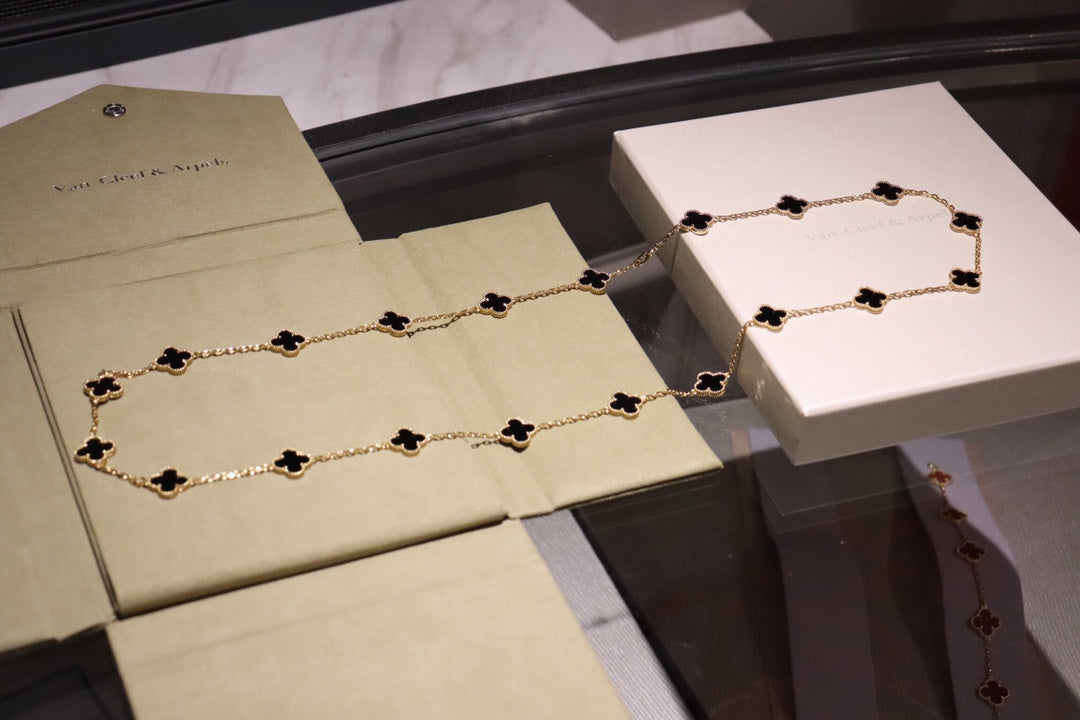 ¡®Imperial¡¯CLOVER 20 MOTIFS ONYX ROSE GOLD