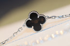 ¡®Imperial¡¯CLOVER 20 MOTIFS ONYX DIAMOND SILVER