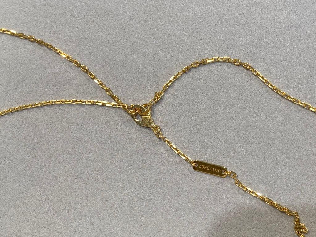 ¡®Imperial¡¯CLOVER 25MM NECKLACE GOLD CARNELIAN