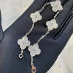 [Imperial] New  CLOVER 5 MOTIF FULL DIAMOND BRACELET COLLECTION