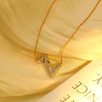 ¡®Imperial¡¯VOLT SILVER DIAMOND PEDANT NECKLACE