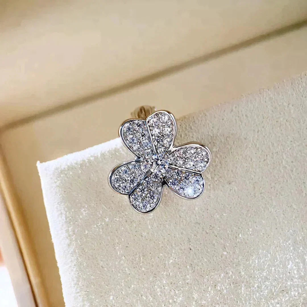 ¡®Imperial¡¯CLOVER COMOS DIAMOND EARRINGS SILVER