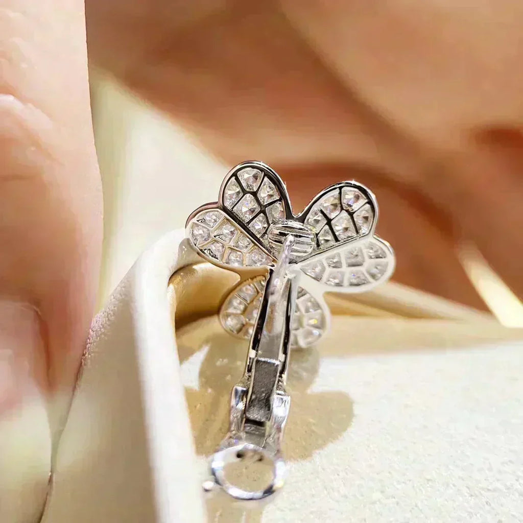 ¡®Imperial¡¯CLOVER COMOS DIAMOND EARRINGS SILVER