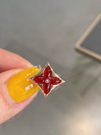 ¡®Imperial¡¯STAR AND SUN PINK GOLD CARNELIAN STUD EARRINGS