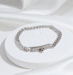 ¡®Imperial¡¯KELLY CHAIN SILVER DIAMOND BRACELET