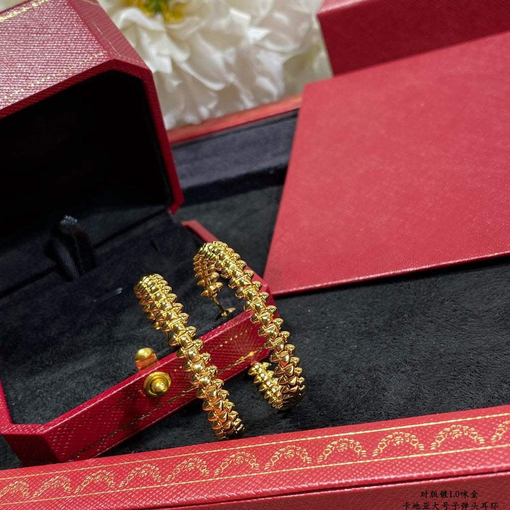 ¡®Imperial¡¯CLASH LARGE HOOP EARRINGS