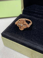 ¡®Imperial¡¯CLOVER RIVERSIBLE ROSE GOLD RING