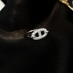 ¡®Imperial¡¯RONDE SMALL SILVER DIAMOND RING