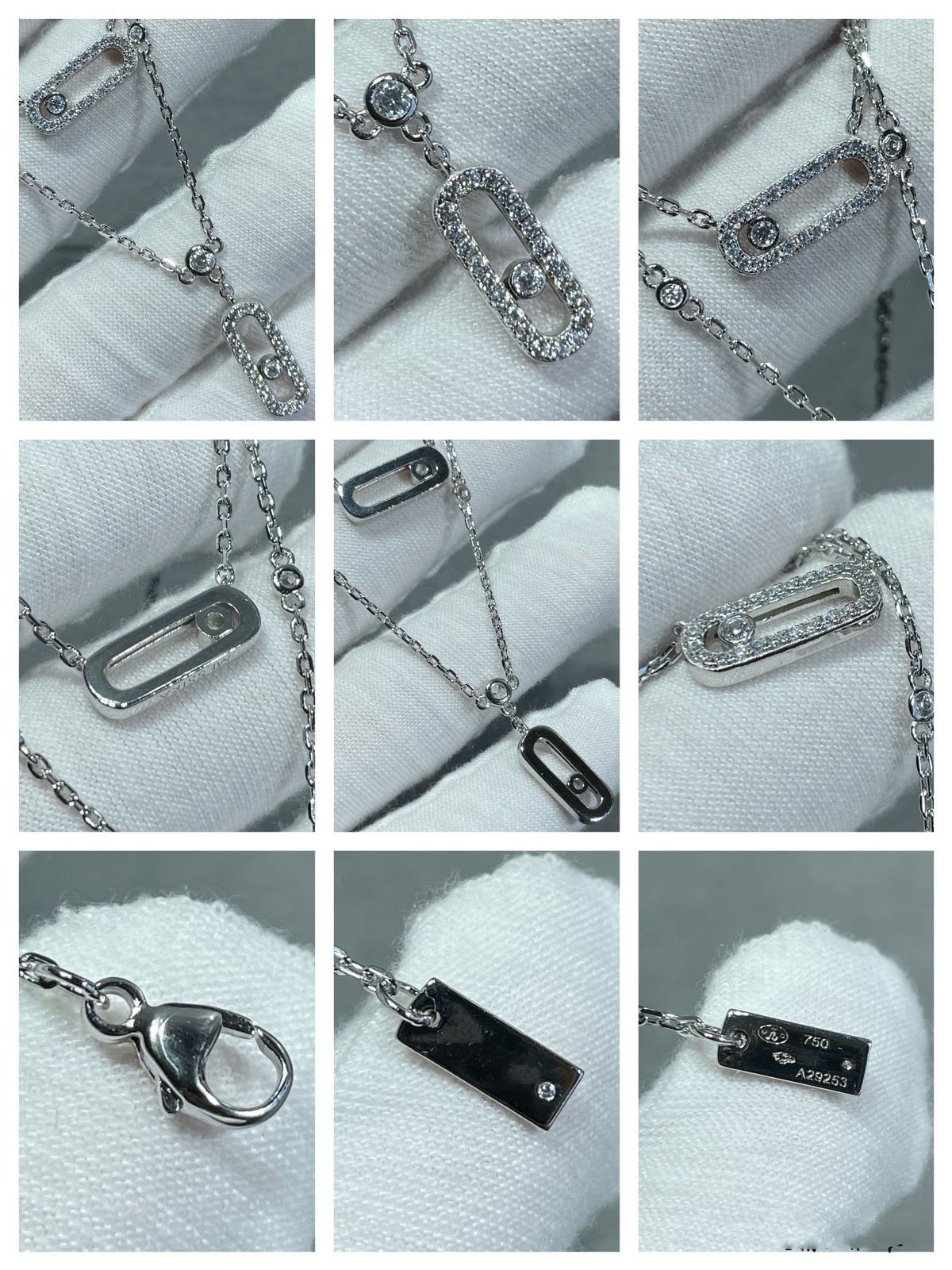 [Imperial] MOVE 2 ROW DIAMOND NECKLACE