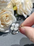 ¡®Imperial¡¯CLOVER SILVER MOP DIAMOND RING