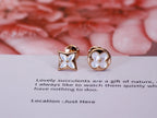 ¡®Imperial¡¯STAR AND SUN PINK GOLD MOP STUD EARRINGS