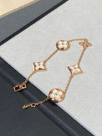 ¡®Imperial¡¯STAR AND SUN 5 MOTIF MOP PINK GOLD BRACELET
