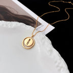 [Imperial] LUCKY MOVE MOP PINK GOLD NECKLACE