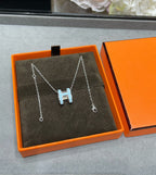 ¡®Imperial¡¯POP H SKY BLUE NECKLACE