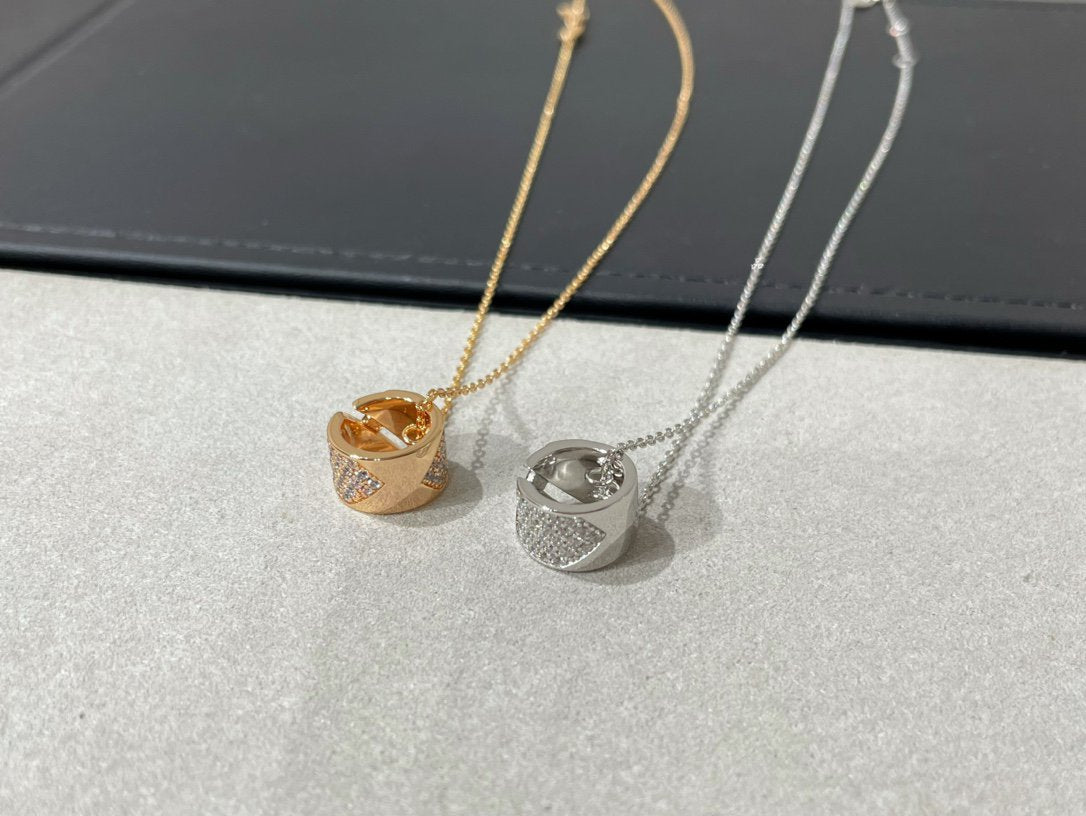 ¡®Imperial¡¯LIENS EVIDENCE DIAMOND PAVED NECKLACE