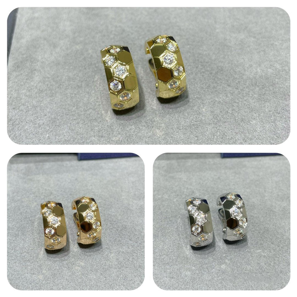 ¡®Imperial¡¯BEE LOVE DIAMOND HOOP EARRINGS