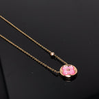 ¡®Imperial¡¯COLOR BLOSSOM PINK MOP SUN GOLD NECKLACE