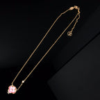¡®Imperial¡¯COLOR BLOSSOM PINK MOP SUN GOLD NECKLACE