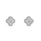 ¡®Imperial¡¯CLOVER MINI DIAMOND STUD EARRINGS