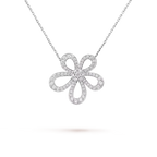 [Imperial] FRIVOLE ROSÉGOLD BLUMEN-DIAMANT-HALSKETTE