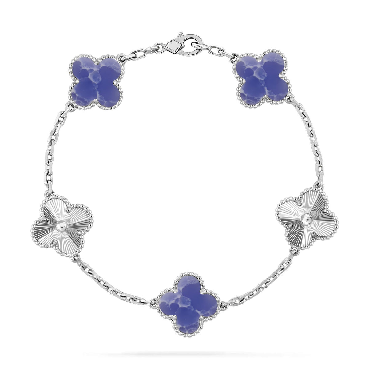 [Imperial]NEUE CLOVER 5 MOTIV BLAUE ADERN ARMBAND-KOLLEKTION