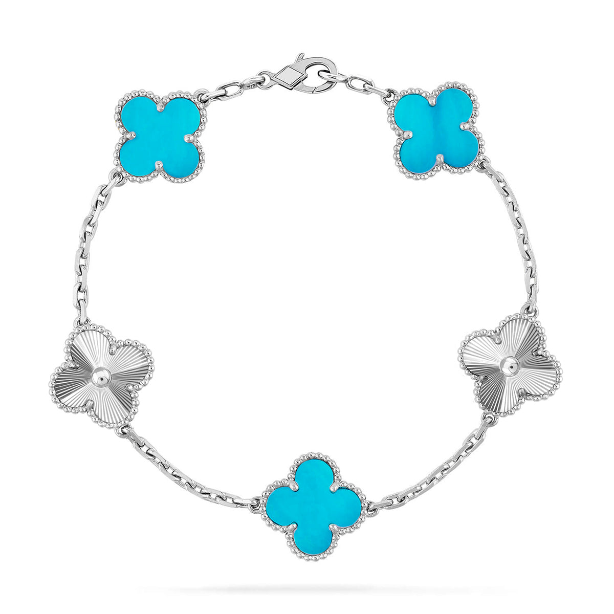 [Imperial]Neue CLOVER 5 MOTIV TÜRKIS ARMBAND KOLLEKTION