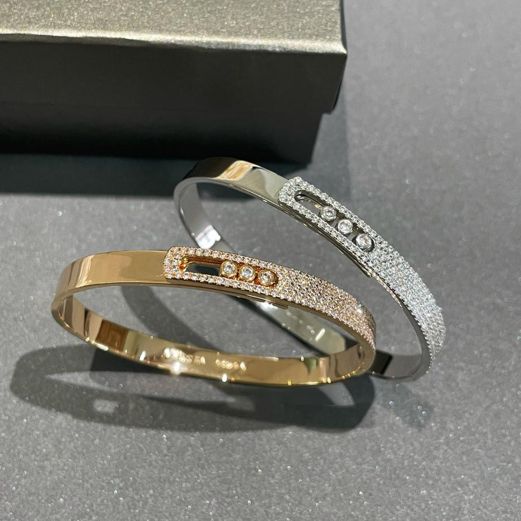 [Imperial] Move Noa Roségold Pavé Diamant Armreif
