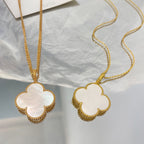 ¡®Imperial¡¯CLOVER 25MM MOP LARGE PENDANT NECKLACE