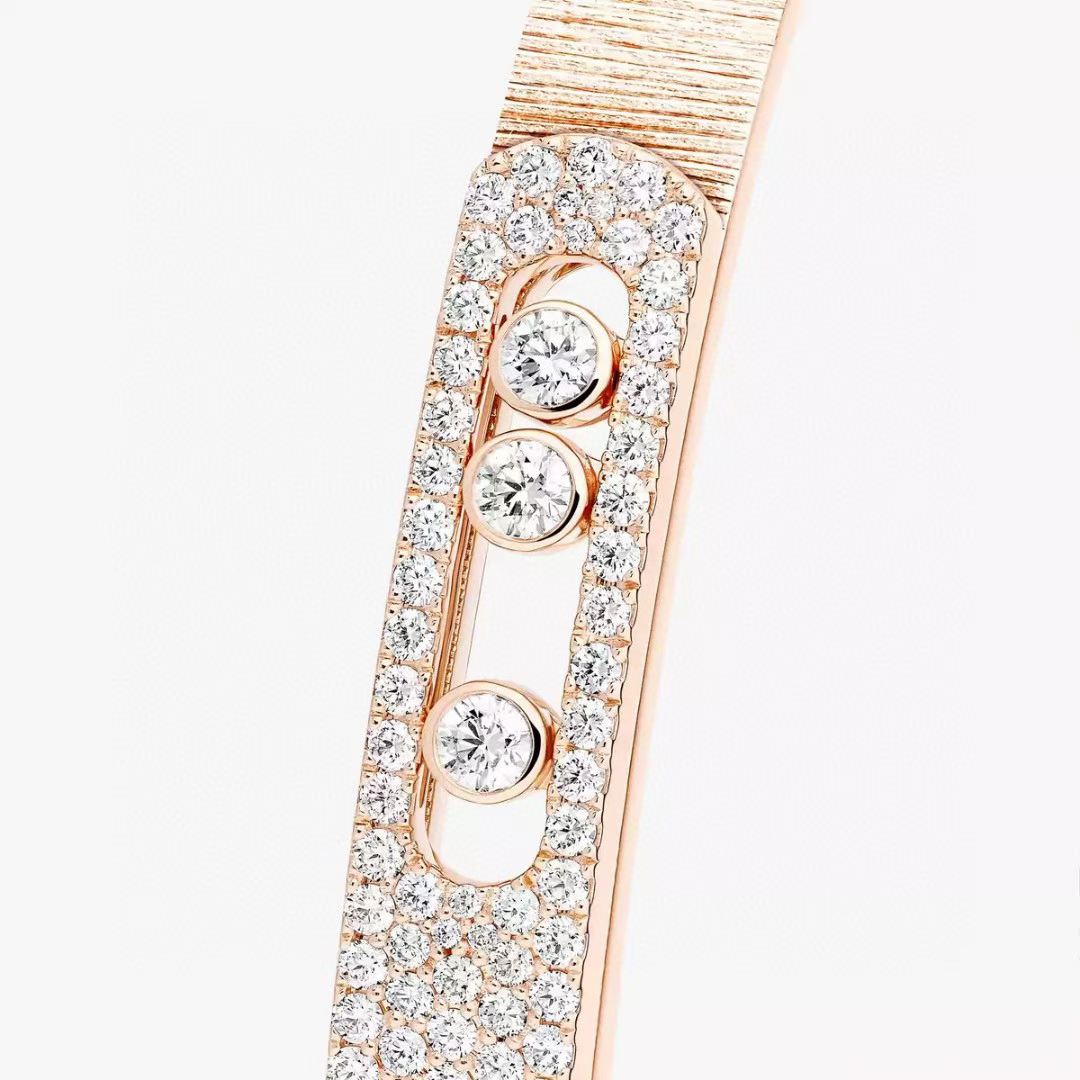 [Imperial] 2026 NUEVO BRAZALETE CON DIAMANTES CON ACABADO ESCARCHADO TRES COLORES