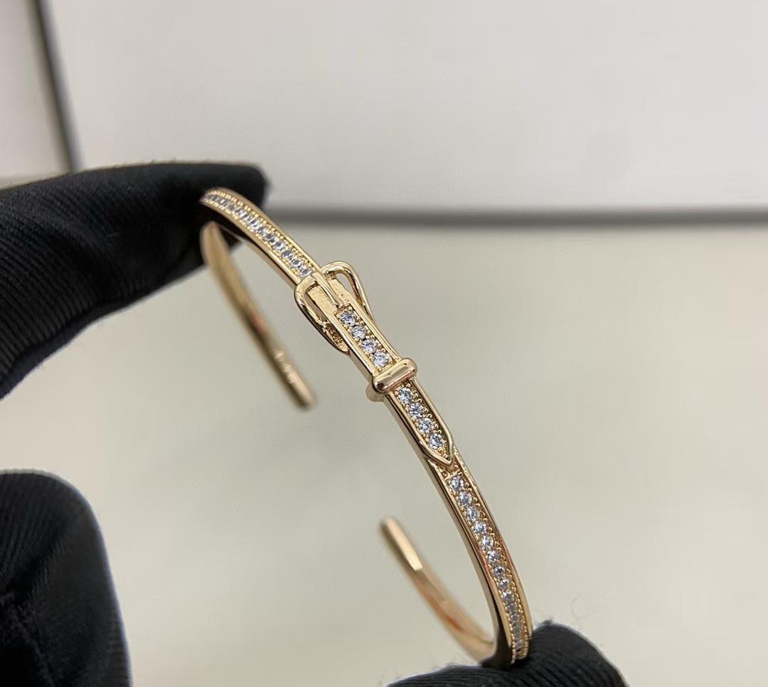 [Imperial] BRAZALETE CON DIAMANTES TRES COLORES