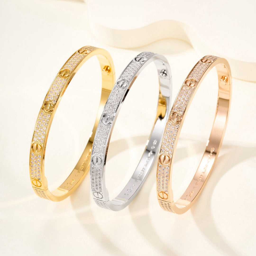 ¡®Imperial¡¯BRAZALETE LOVE 4.8MM CON DIAMANTES